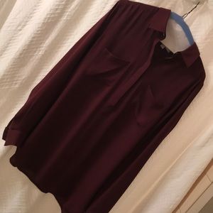 Cute Burgundy Blouse